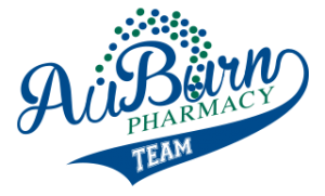 This graphic shows the AuBurn Pharmacy Team Logo